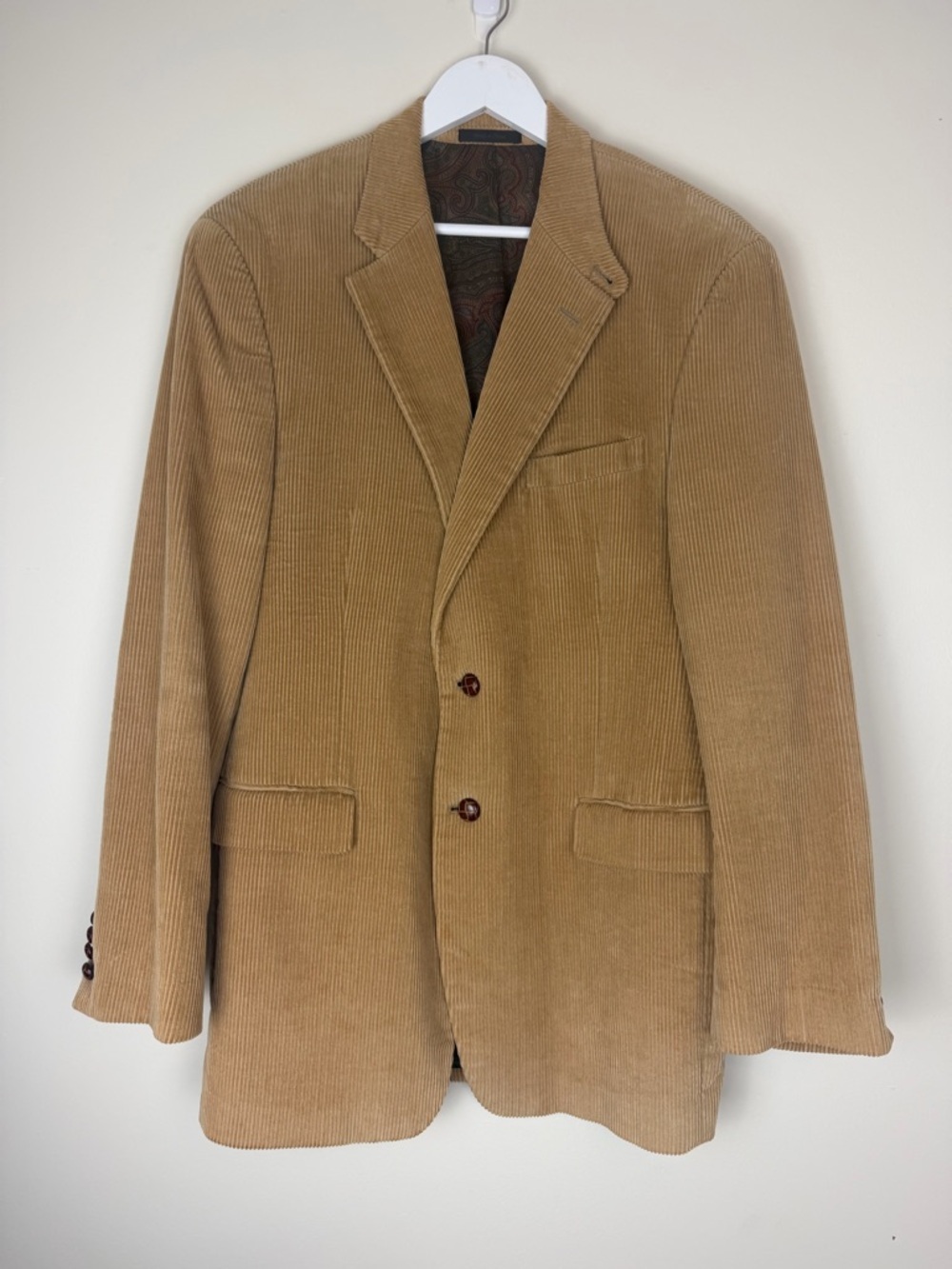 Vintage Lauren Ralph Lauren Corduroy Blazer Elbow Patch 42L
